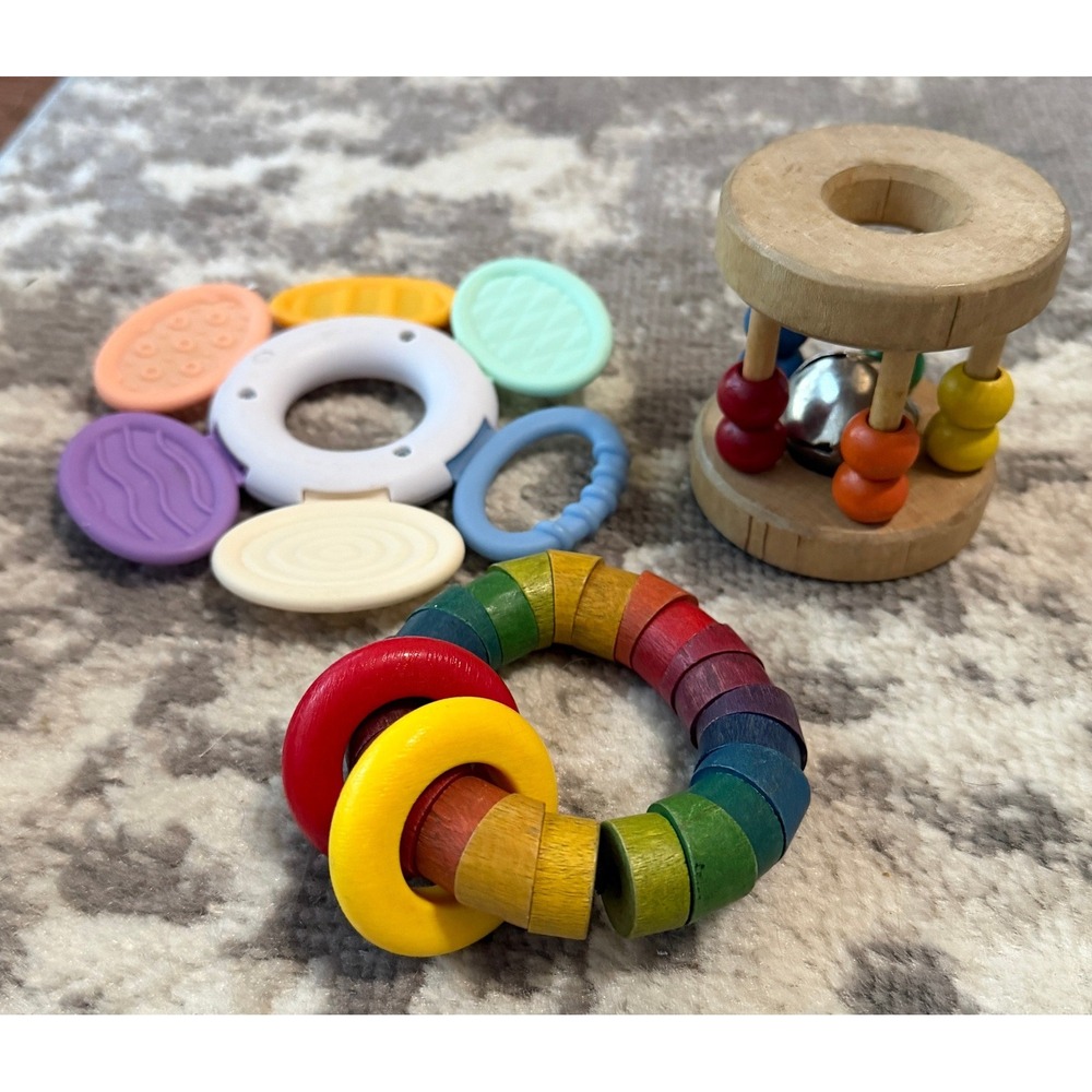 Infantino-Lovevery-HABA Three Baby Toys